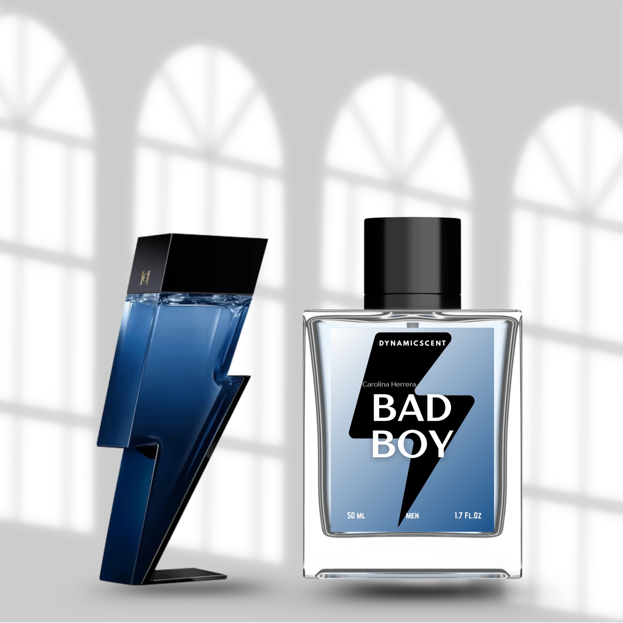 Carolinâ Herrerâ Bad Boy Eau de Toilette by Dynamic Scent – 50ml (Men)