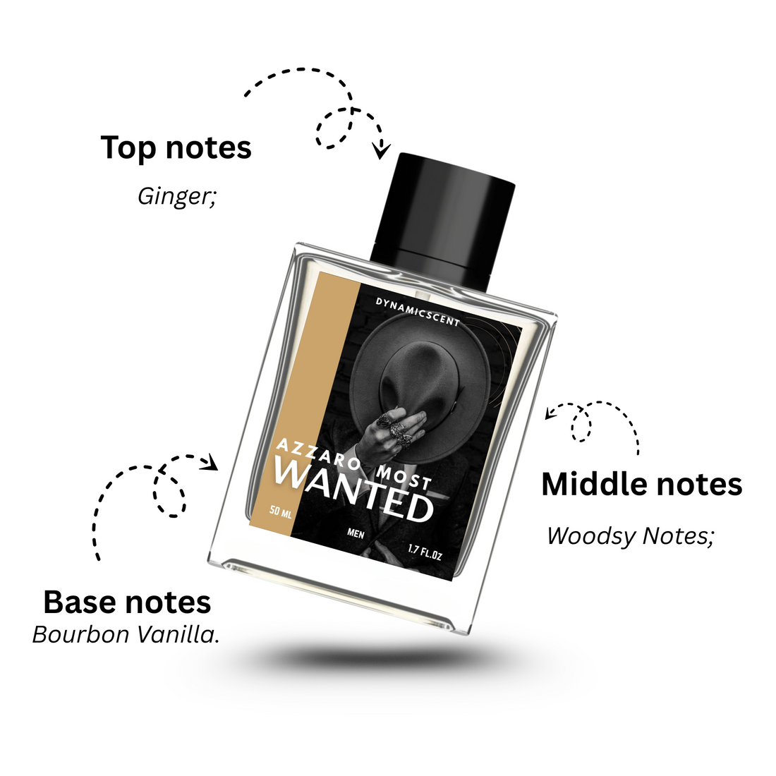 Azzâro Most Wanted Eau de Parfum by Dynamic Scent – 50ml (Men)