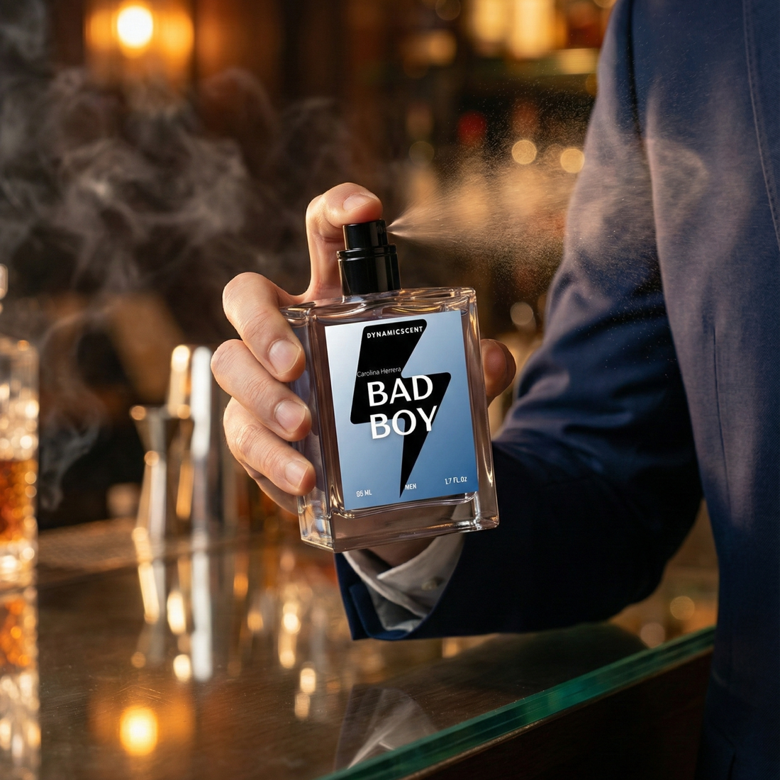 Carolinâ Herrerâ Bad Boy Eau de Toilette by Dynamic Scent – 50ml (Men)