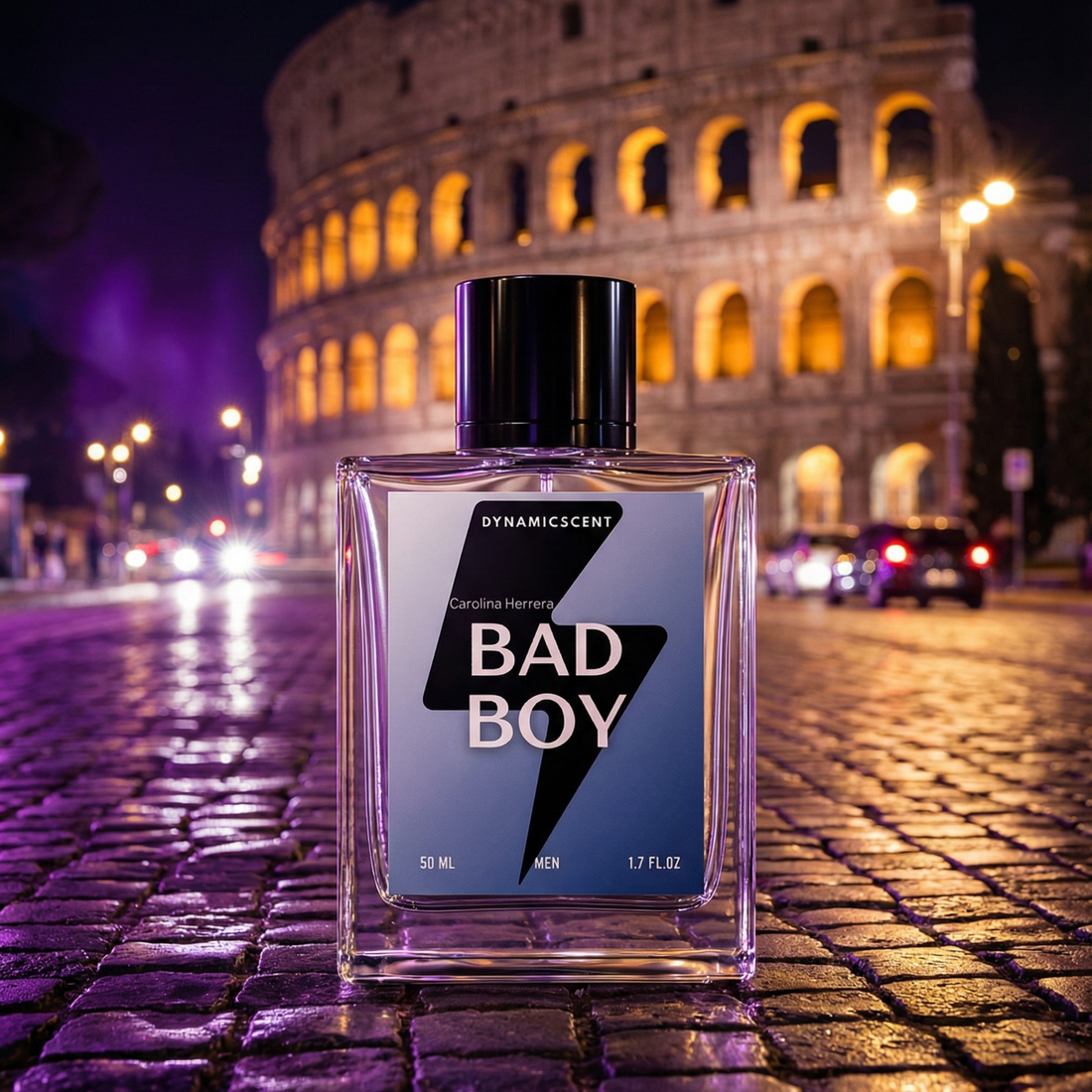 Carolinâ Herrerâ Bad Boy Eau de Toilette by Dynamic Scent – 50ml (Men)