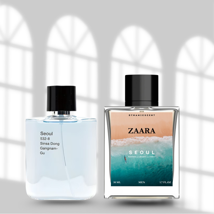 ZAARA Seoul Perfume | Men’s Fragrance | Hazelnut, Pepper & Amber