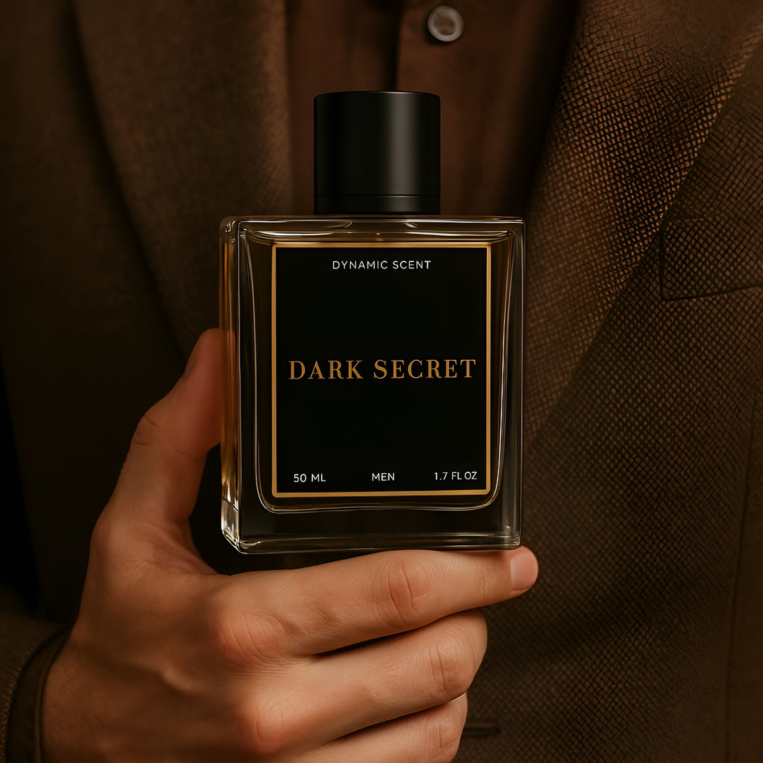 Dynamic Scent Dark Secret Men’s Perfume 50ml | Strong & Long Lasting EDP | Premium Luxury Fragrance for Men | Perfect for Everyday Use & Gifting