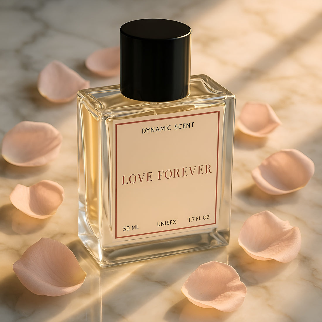 Dynamic Scent Love Forever Eau de Parfum for Men & Women | Long Lasting Unisex Perfume | Premium Romantic Fragrance | 50ml Luxury EDP | Ideal for Daily Wear, Parties & Gifting
