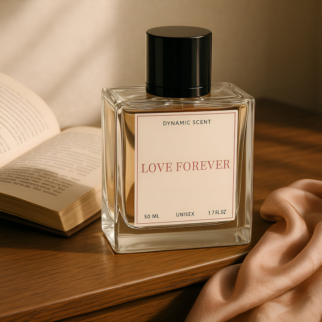 Dynamic Scent Love Forever Eau de Parfum for Men & Women | Long Lasting Unisex Perfume | Premium Romantic Fragrance | 50ml Luxury EDP | Ideal for Daily Wear, Parties & Gifting