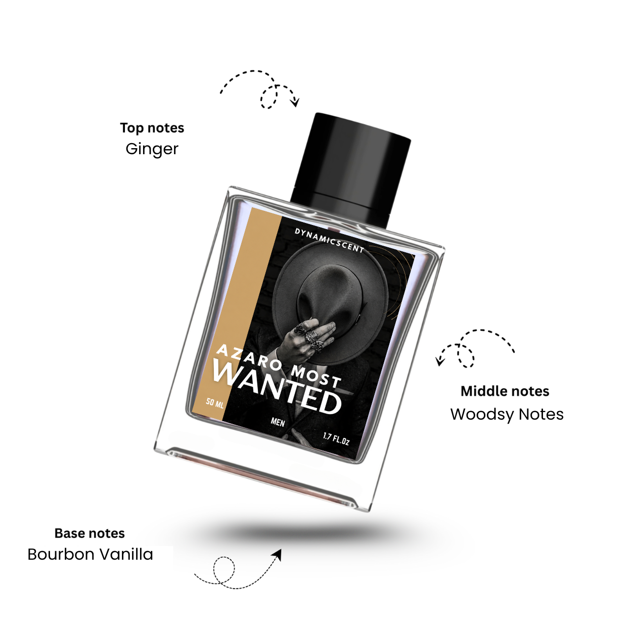 Azaro Most Wanted Eau de Parfum by Dynamic Scent – 50ml (Men)