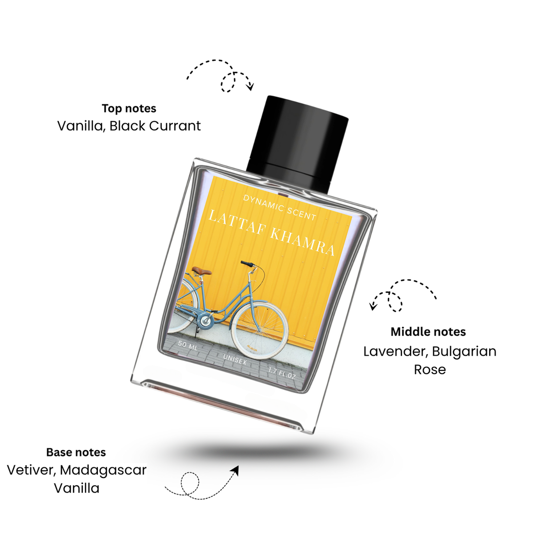 dynamic scent, unisex perfume, perfume for men, perfume for women, vanilla perfume, sweet perfume, floral perfume, warm perfume, luxury perfume, 50ml perfume