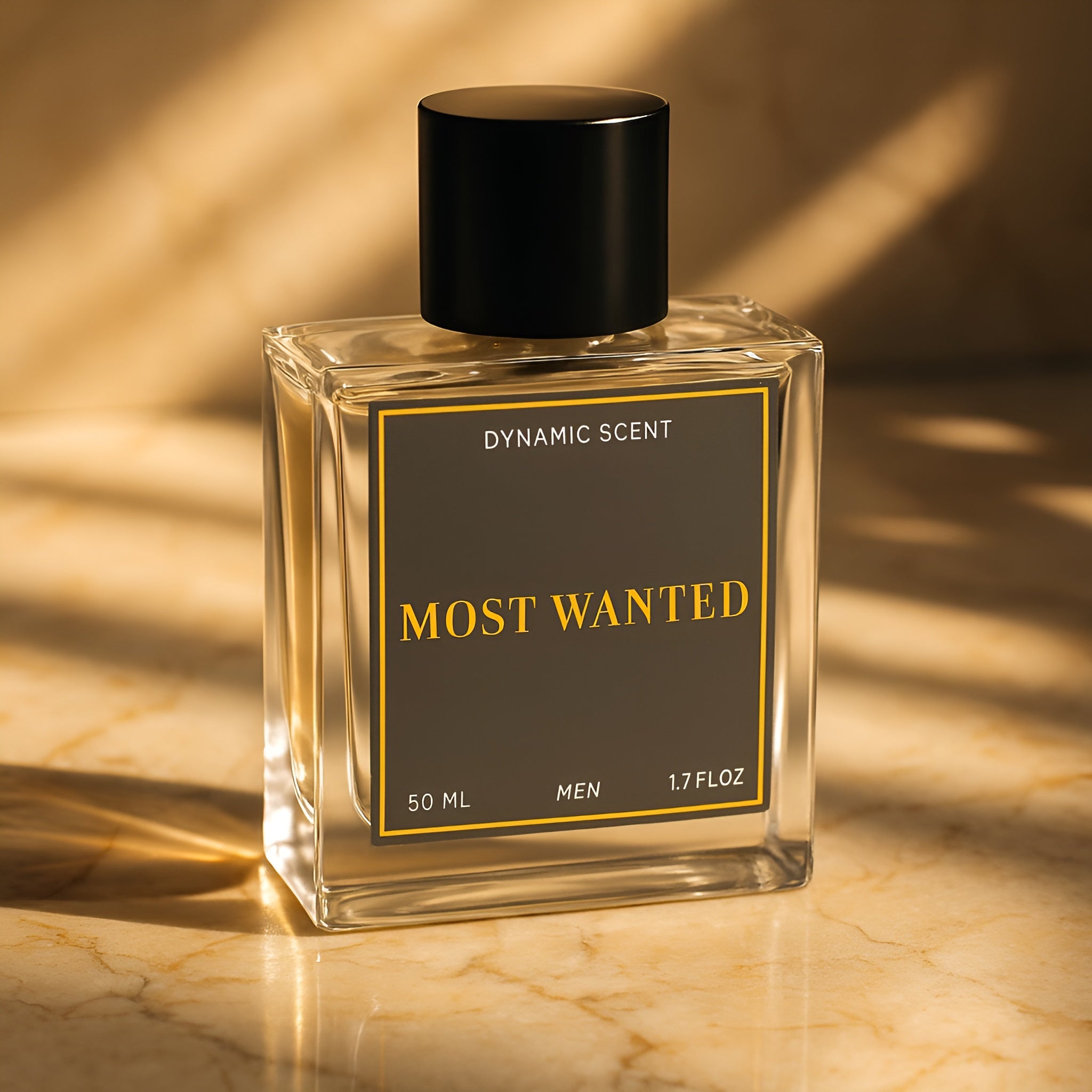 Dynamic Scent Most Wanted Perfume for Men | Premium Long Lasting Eau de Parfum | Strong & Powerful Masculine Fragrance | Daily Wear Luxury Perfume for Men | 50ML